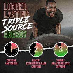 ALPHA LION SXT energy system graphic showing sustained focus and vigor