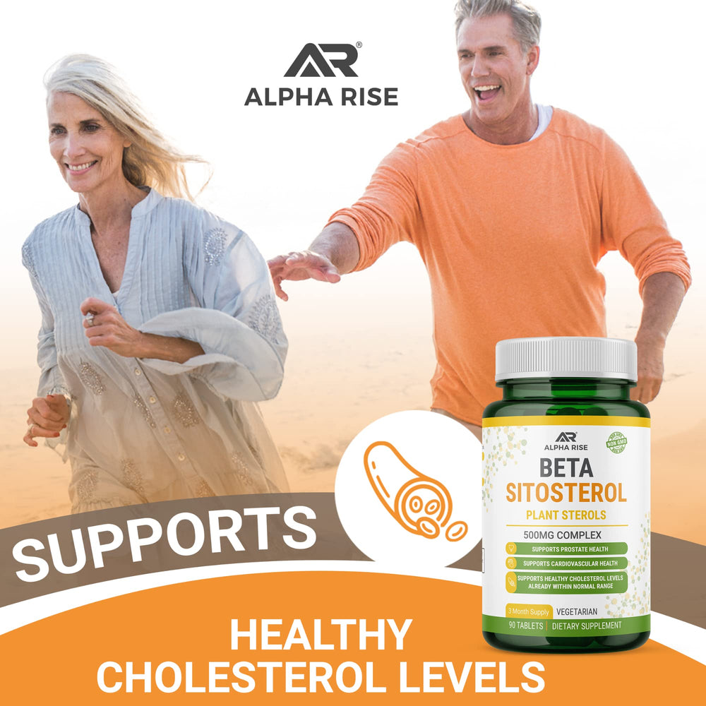 ALPHA RISE Prostate support formula in vegetarian-friendly tablets
