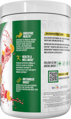 Alpha Supps Alpha Greens digestive enzymes shown for better comfort after meals.