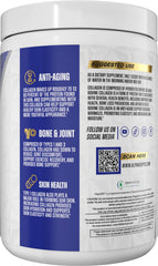 Alpha Supps unflavored collagen powder blends into foods and drinks