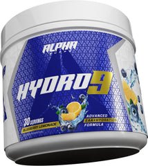 Alpha Supps Hydro 9 amino acids workout scene suggests post-workout hydration potential