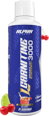Alpha Supps L-Carnitine Liquid 3000 bottle pour for easy dosing and clean energy.