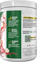 Alpha Greens antioxidant blend highlights immune support potential.
