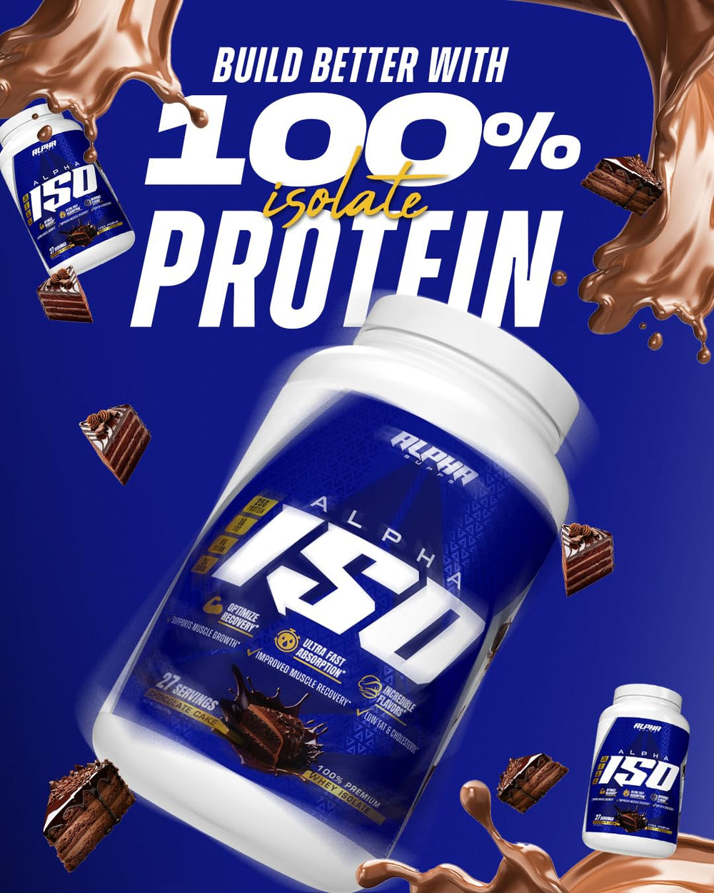 Alpha Supps ISO shake ready in a mug ideal post-workout recovery beverage.