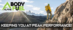 On-desk scene with focus work, highlighting non-jitter energy from Alpine Body Fuel.