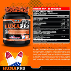 Serving scoop included with Humapro delivers amino acids efficiently during workouts.
