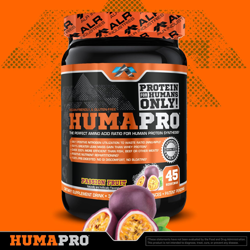 Humapro serving scoop ready for post-workout protein fueling.