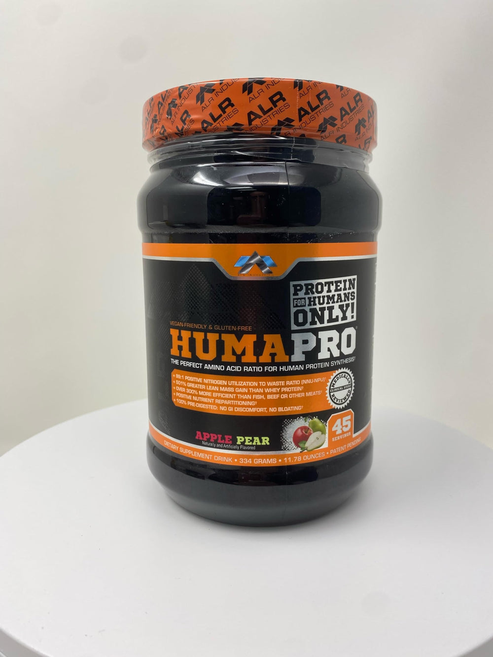 Humapro vegan-clean-formula highlights gluten-free and dairy-free ingredients.