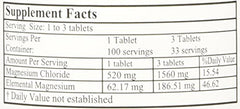 Tablets inside Alta Health magnesium chloride bottle ready for daily use