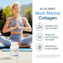 Visual of ingredients with amino acids and vitamins in ALTAGAMMA formula