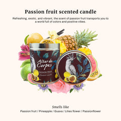 Wax close-up shows premium blend and clean burn from Altar de Corpus candle