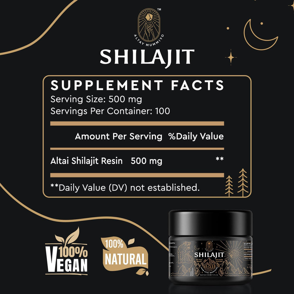 ALTAY MUMMIYO shilajit resin texture close-up reveals rich dark paste and quality