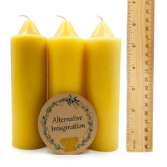 Alternative Imagination 6-inch candle offers reliable light during outages and mood moments.