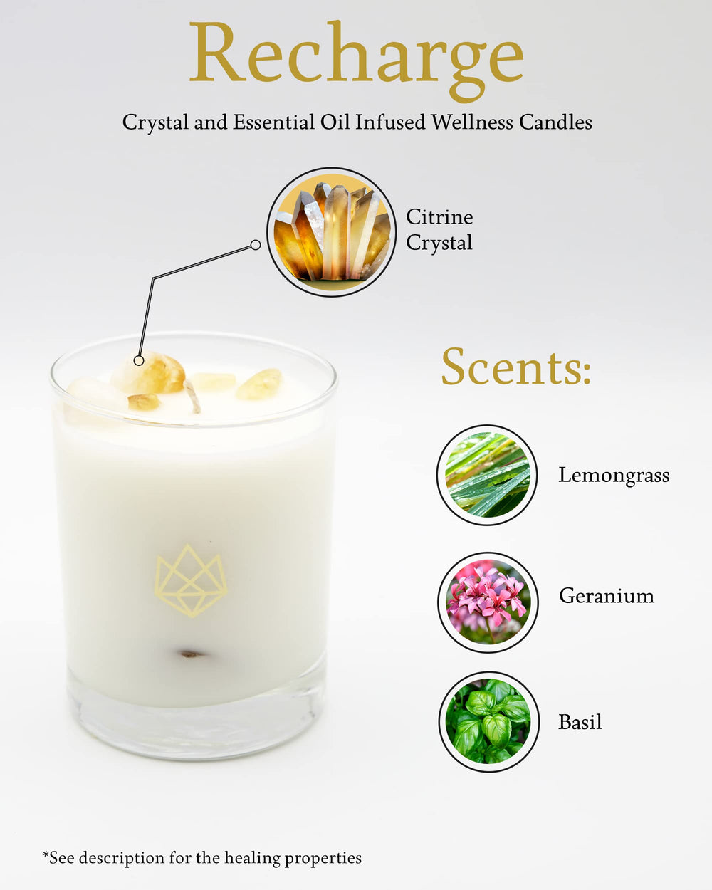 Aluminate Life coconut wax blend candle offering a clean burn and eco-friendly appeal.