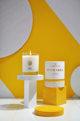 Aluminate Life double-rocks glass vessel, reusable as stylish barware after use.