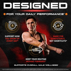 AMACARE Mars Men Plus front label highlighting premium multivitamin for men