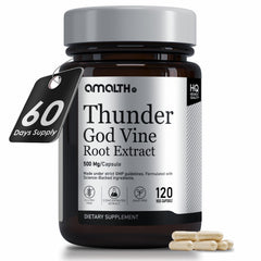 AMALTH Thunder God Vine Root 500mg bottle with capsules for daily joint support.