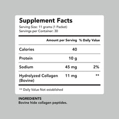AMANDEAN collagen packets travel case displayed with multiple single-serve packs.