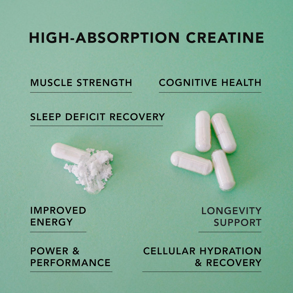 AMANDEAN Creatine HCl pills serving 750mg supports daily workouts