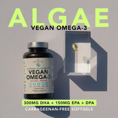AMANDEAN algae DHA-EPA capsules show high bioavailability for brain function.