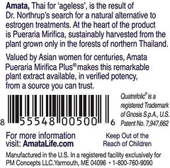 Amata Life Puresterol capsules closeup, premium extract in easy-to-swallow daily capsules.