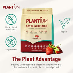 AMAXI Plantium 9 essential amino acids support complete plant protein profile.