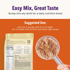 AMAXI Plantium Total Nutrition strawberry variant, refreshing plant-based option for a meal replacement.