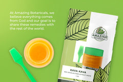 Amazing Botanicals Kava Kava paste new formula offers smoother texture and consistent results.
