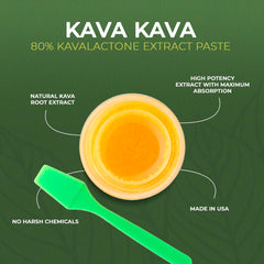 Amazing Botanicals Kava Kavalactone Paste texture closeup reveals smooth paste.