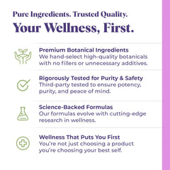 Amazing Botanicals Vegan Non-GMO mark on container.