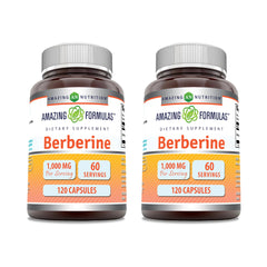 Amazing Formulas Berberine 1000mg bottle—may support healthy metabolism and lifestyle balance.