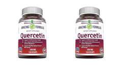 Amazing Formulas Quercetin 500 Mg bottle cap, secure seal for freshness and easy dosing.