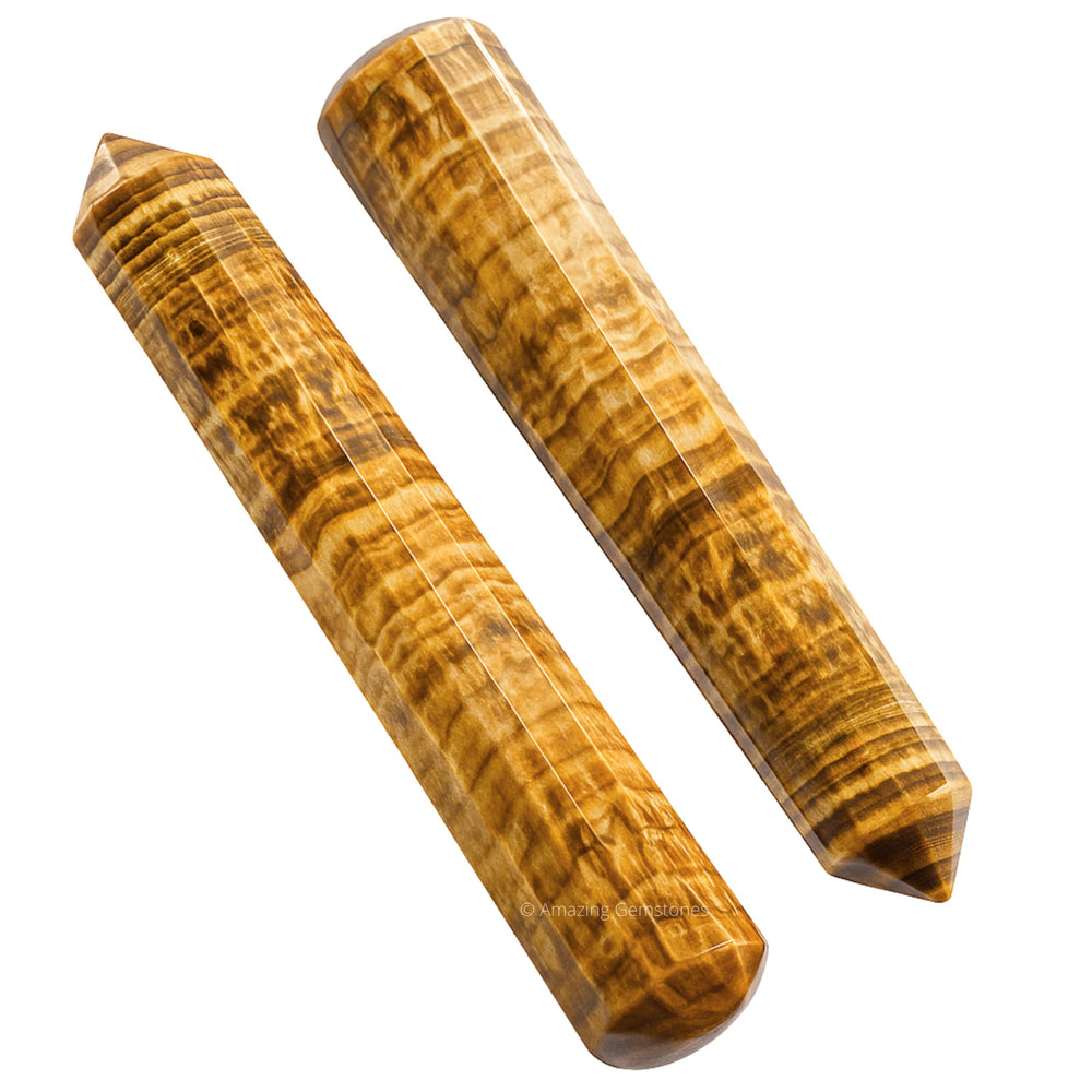 Amazing Gemstone Aragonite Yoni Massage Scene with wand