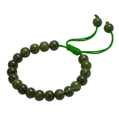 Amazing Gemstone Chrome Diopside Bracelet beads with natural shimmer for calm vibes.