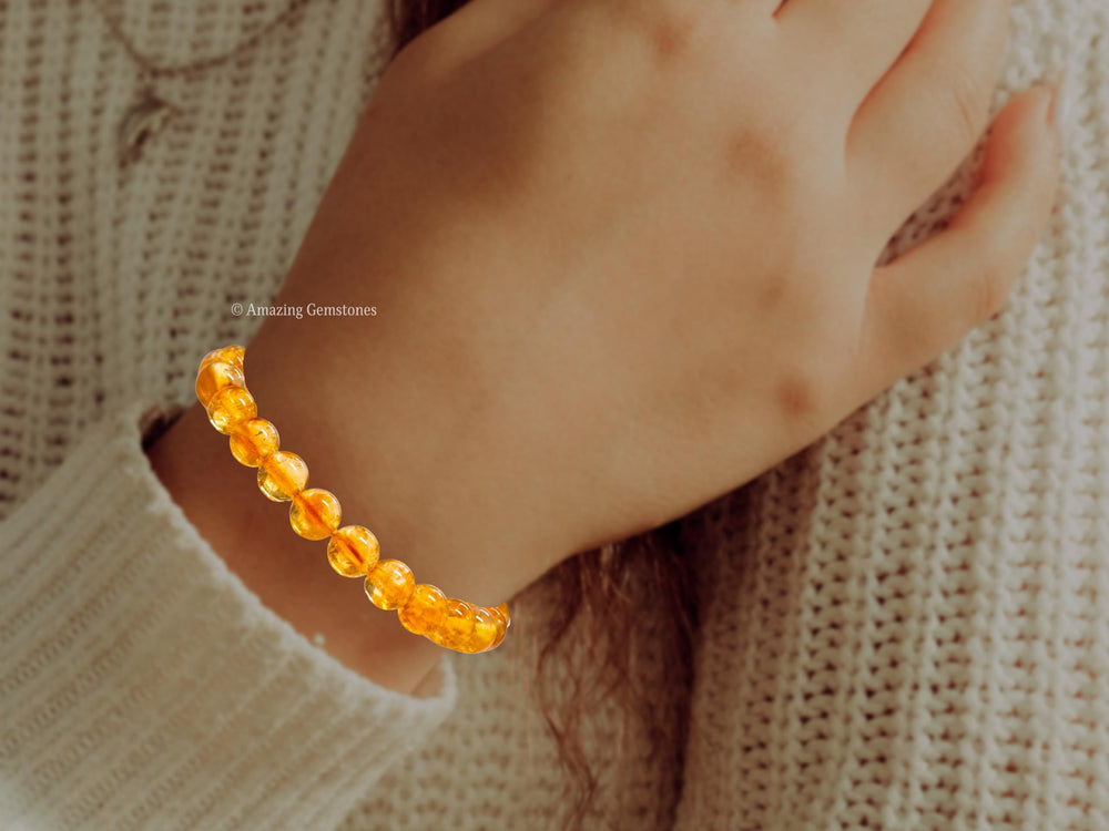 Amazing Gemstone Citrine Bracelet gift ready packaging for gifting