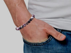 Amazing Gemstone Eudialyte bracelet gift box ready for gifting.