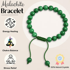 Amazing Gemstone Malachite Bracelet women's gift suitable for thoughtful occasions.