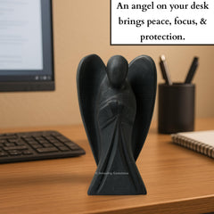 Amazing Gemstone Shungite Angel makes a thoughtful gift for special occasions.