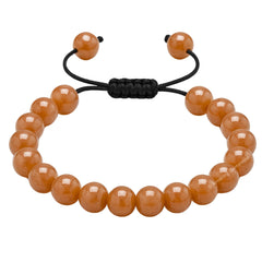 Amazing Gemstone Sunstone Bracelet adjustable wrist view for comfortable daily wear