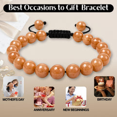 Amazing Gemstone Sunstone Bracelet gift-ready packaging for occasions