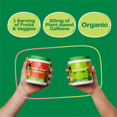 Lemon lime shake ready for a refreshing morning pick-me-up.