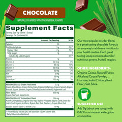 Amazing Grass Greens scoop in bag emphasizes easy, everyday use.