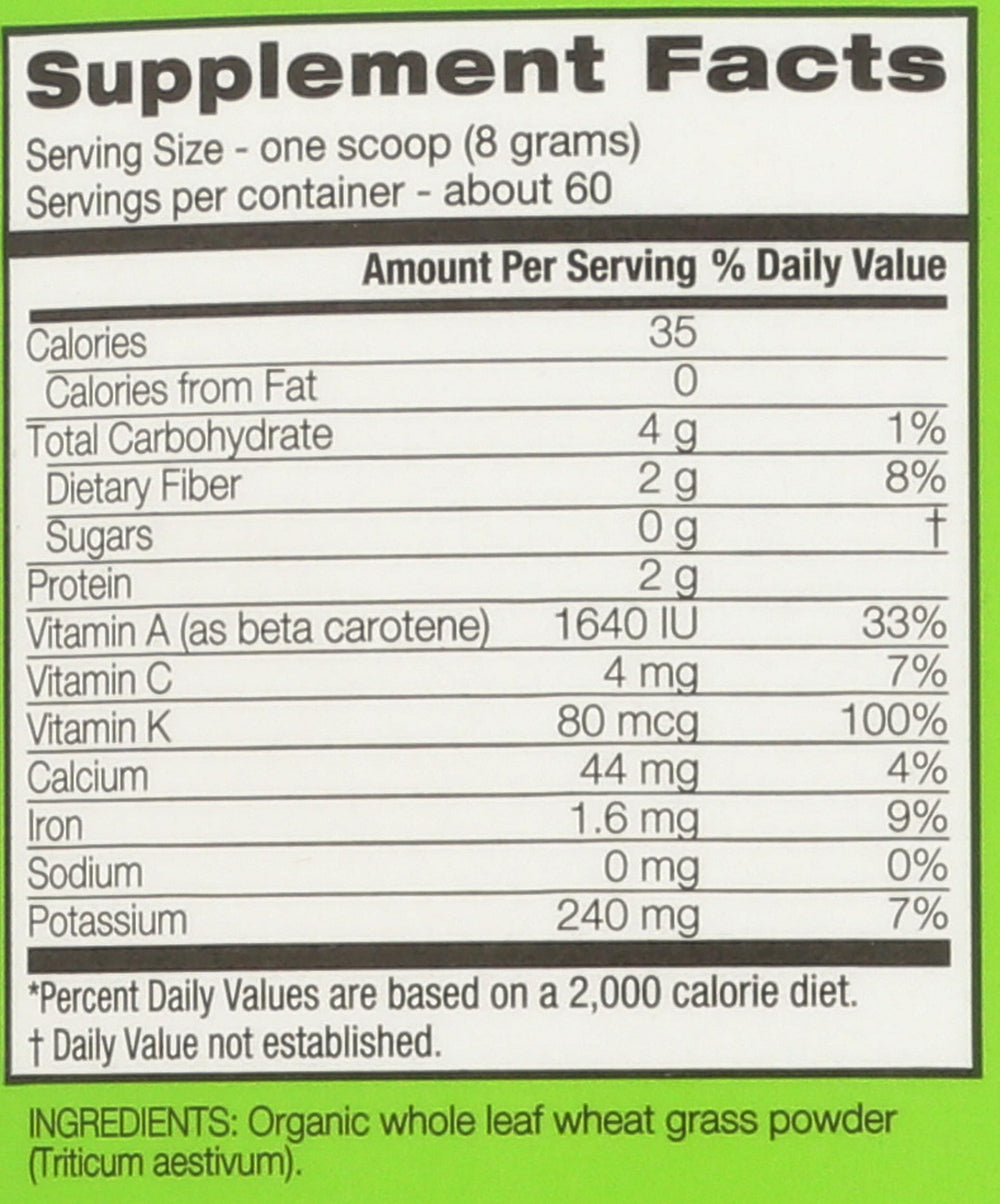 Wheat Grass Powder dissolving in water, vibrant green beverage