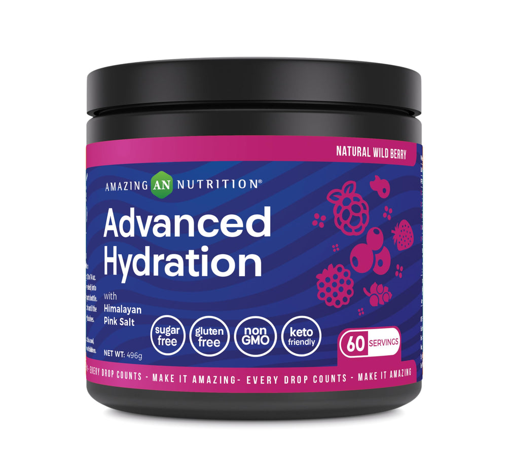 Amazing Nutrition Advanced Hydration powder bottle for workouts