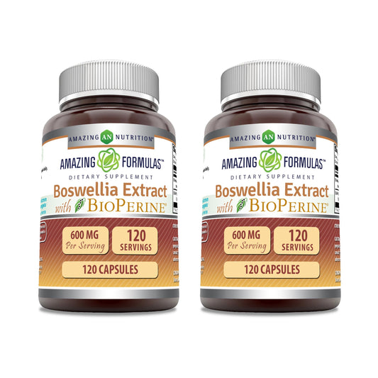 Amazing Formulas Boswellia Extract bottle with Bioperine for daily wellness