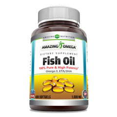 Amazing Nutrition Amazing Omega bottle front view for daily support