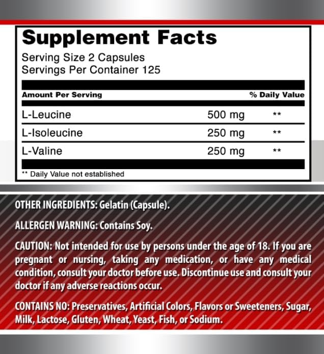 A bottle pour shot of Amazing Nutrition BCAA 2:1:1 capsules demonstrates convenient serving.