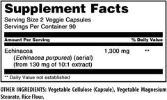 Amazing Nutrition Echinacea capsules being dispensed for daily use.