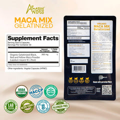 Amazon Andes triple maca blend capsules for sustained energy and stamina