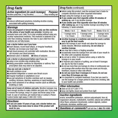 Amazon Basic Care mini nicotine lozenge citrus blister pack for on-the-go craving control.